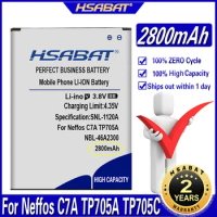 HSABAT NBL-46A2300 2800mAh Mobile Phone Battery for Neffos C7A TP705A TP705C Batteries