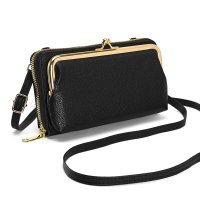 Women's Messenger Bag For Ladies PU Leather Clutch Phone Bags Business Card Holder Wallet Crossbody Shoulder Purse2023