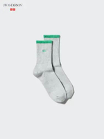 UNIQLO JWA JW ANDERSON Kaos Kaki Socks Garis hijau GRAY One Size