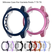 Protector Case For Garmin Fenix 7 cover Smart Watch TPU Soft Silicone Bumper For Fenix7 7S 7X Protective Frame Shell Sleeve