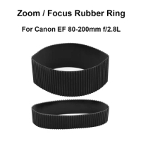 Lens Zoom Grip Rubber Ring / Focus Grip Rubber Ring Replacement for Canon EF 80-200mm f/2.8L Camera Accessories Repair part