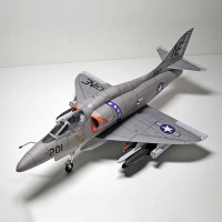 1: 33 Pesawat serangan Skyhawk A-4 Amerika, model kertas model pesawat kertas DIY, pesawat serangan