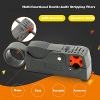 Multi Tool Cable Stripper/Cutter Tool Rotary Coax Stripper Network Tool Wire Stripper Stripping Crim