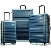 Samsonite Omni 2 Hardside Expandable Luggage with Spinner Wheels, 3-Piece Set (20/24/28), Nova Teal