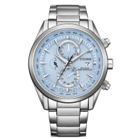 【CITIZEN 星辰】希望之藍限定款電波腕錶 禮物 手錶(AT8260-69M)