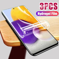 3PCS For Samsung Galaxy A52 Hydrogel Film Screen Protector For Samsung A13 A23 A33 A53 A73 A72 A52 A32 A22 A02S A52S 5G Film