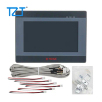 TZT PLC Controller Programmable Logic Controller 7" HMI Touch Screen For Industrial Automation Control