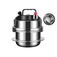 1.6L 304 Stainless Steel Portable Micro Pressure Cooker Outdoor Camping Cooker Household 5-minute Quick Cooking Pot