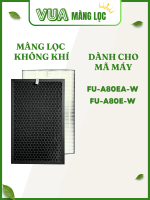 Màng lọc không khí thay thế [S]: FZ-A80SFE, FU-A80EA-W, FU-A80E-W,... màng lọc than, màng HEPA lọc b