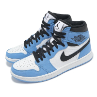 【NIKE GOLF】高爾夫球鞋 Air Jordan 1 High Golf 男鞋 藍 白 黑 休閒鞋 AJ1(DQ0660-400)