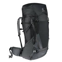 【deuter】FUTURA AIR TREK網架直立式透氣背包55+10SL(3402221黑/戶外露營/休閒健行/旅行/登山包/窄肩款)