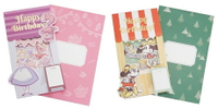 大賀屋 日本製 愛麗絲 米奇米妮 卡片 立體卡片 生日卡 賀卡 萬用卡 禮物卡 小卡片 迪士尼 正版 J00050096