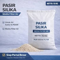 Pasir Silika 15 KG Media Filter Air Sumur & PDAM | Pasir Silika Granular Penyaring Air | Puri Media
