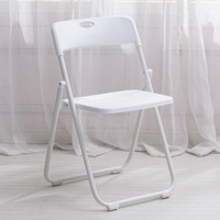 折疊椅 折疊凳子折疊椅子電腦椅培訓椅會議椅餐椅辦公椅塑料靠背椅宿舍 限時88折