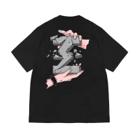 Pendek KAOS EvilSpirit Kaos Oversize Heavyweight 16S - Hand Crusher Black Unisex Ataspkwuucddhb