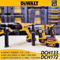 DEWALT DCH133 DCH172 Hammer Drill 20V MAX Cordless Electric Hammer Rechargeable Brushless Hammer Drill Perforator Power Tools