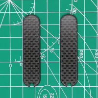 1 Pair With Cut-Out Fibre Handle Scales for 58 mm Victorinox Swiss Army Knife