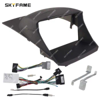 SKYFAME Car Frame Fascia Adapter Canbus Box Decoder Android Radio Dash Fitting Panel Kit For Ford Fiesta Ecosport