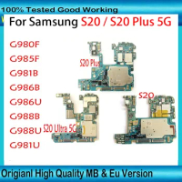 Unlocked For Samsung Galaxy S20 G980F G981U G981B S20 Plus G985F G986B G986U S20 Plus 5G G988B G988U Motherboard