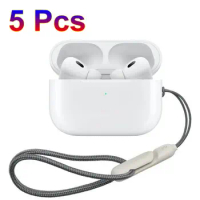Silicon Lanyard Case For Airpods Pro 2 2nd Wireless Earphone Anti-lost Rope Nylon Strap For Apple Airpods Pro 2 Air Pods Pro2