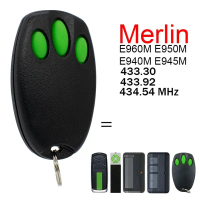 Kawalan jauh pintu garaj premium Merlin 2.0, frekuensi 433 MHz, model E960M, E940M, E945M, E950M. Se