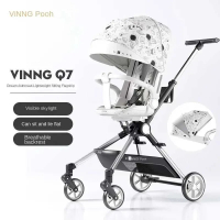 可折疊360°轉向嬰兒推車（可坐可躺/可登機）（款式G）#R25-101428 