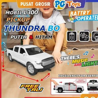 PGTOYS Mainan Mobil Pick Up Thundra Telolet Basuri Buka Pintu Untuk Menyalakan Musik dan Lampu Led D
