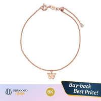 UBS Gold - Gelang Emas Alpha Cheri W - 8k - Kgv8065k Adj 18cm-Rose Gold