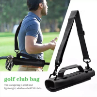 Golf Club Carry Bag With Shoulder Strap Golf Club Portable Mini Carry Bags 3-6 Clubs Case For Men Women Kids