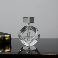 歐式水晶玻璃香水瓶擺件 樣板房擺件酒柜梳妝臺香水瓶裝飾品擺件