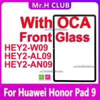 Front Outer Glass With OCA For HUAWEI Honor Pad 9 HEY2-W09 HEY2-AN09 HEY2-AL09 HEY2 Touch Screen Replacement Repair Parts