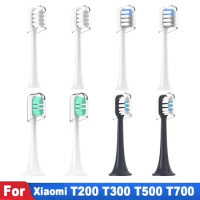 8PCS Replacement Brush Heads For Xiaomi Mijia T200 T300 T301 T500 T700 Sonic Electric Toothbrush Head Soft Bristle