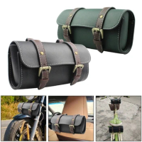 Universal Motorcycle Fork Bag Waterproof Pu Leather Front For Xsr155 Ct125 Custom Motorcycle Accessories Motorcycle Side Box