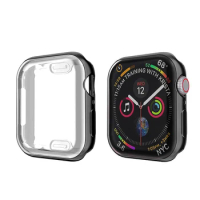 TPU cover For Apple Watch case 41/45mm 44/40mm iWatch 42/38mm Soft Screen protector bumper for apple watch series 4 3 5 SE 6 7 8