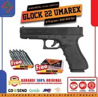 GLOCK22UMAREX UPGRADE FREE GAS 5 BOTOL DAN GOTRI 300 BUTIR