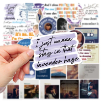 ชุดสติกเกอร์ Taylor Swift 50 ชิ้น กันน้ำ เหมาะสำหรับกระเป๋าเดินทาง แล็ปท็อป ถ้วย และโน๊ตบุ๊ค วางอัลบ