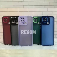 Hard Case Xiaomi Redmi 10C, Poco C40 Frosted Semi Transparant Silikon Ungu