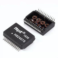 หม้อแปลงเครือข่ายพอร์ตเดียวกิกะบิต H82407S, ตัวกรองการแยก, พอร์ตเครือข่าย RJ45, SOP24PIN