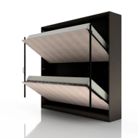 New design Bunk Wall Bed Mechanism Manual Horizontal Folding Space Saving Murphy Bed Hardware Kit