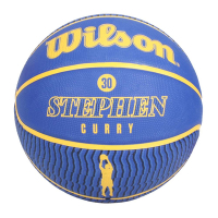 WILSON NBA球員系列22 STEPHEN 橡膠籃球#7-室外 7號球 WZ4006101XB7 藍黃