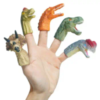Finger Dinosaur Puppets 5 Pcs Animal Finger Puppets Durable Finger Puppets Set Educational Toy For Kids Birthday Gift Party Fa