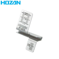 日本製造HOZAN寶山剝線鉗用測量器P-925測距尺定規(量剪電線長度和水電檢定用)適P-956P-957P-P-956