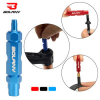 Bolany 1Pcs Bicycle Nozzle Valve Core Tool Bike Tire Repair Kits Double Head Wrench Multifunctional Portable Disassembly Spanner