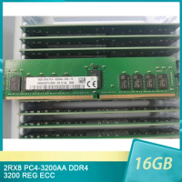 1 Pcs For SK Hynix RAM 16GB 16G 2RX8 PC4-3200AA DDR4 3200 REG ECC Server Memory