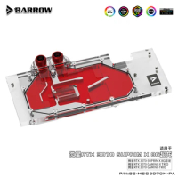 Barrow PC Full Cover RGB GPU VGA Liquid Water Cooling Block Cooler for MSI RTX 3070 3070Ti TRIO BS-MSG3070M-PA