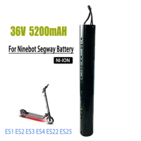 36V 5200 mAh Electric Scooter Lithium External Battery Pack for Ninebot Segway ES1 ES2 ES4 ES22 Series,Scooter Accessories CE