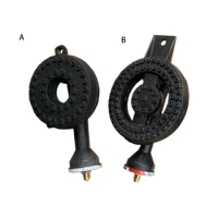 cast iron propane burner head with cast iron fitting orifice For Clay pot stove Gas stove cast iron propane burner parts