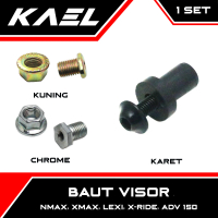 Baut Visor Yamaha Nmax/Xmax/Lexi/X Ride/ADV 150 Baud Mur Wellnut