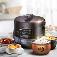 Midea Electric Pressure Cooker Household Double Gallbladder 5L High Pressure Rice Cooker Pressure Cooker 220V