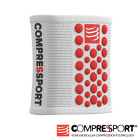 《Compressport瑞士》 UNIQ 手腕帶(白)